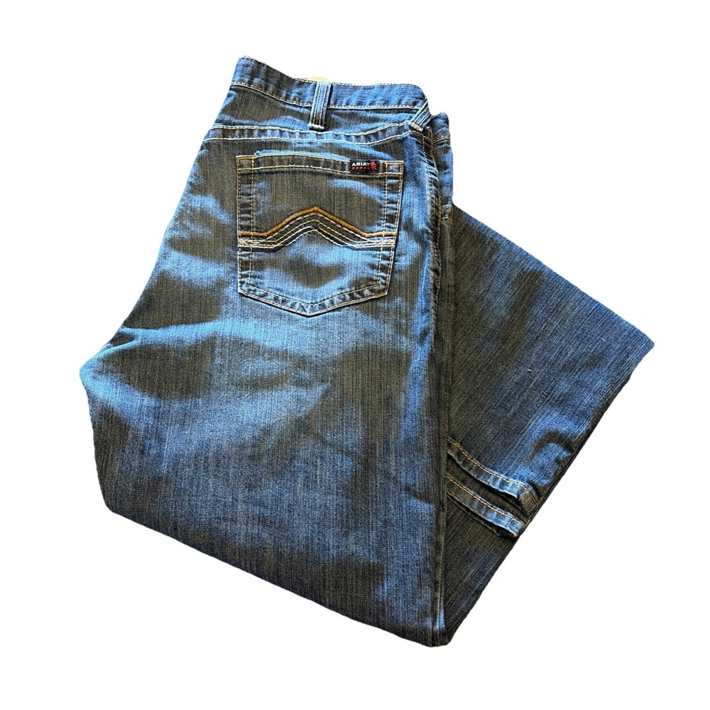 ARIAT‎ FR M4 Flame Resistant Relaxed Boot Jeans Men's 38x34 CAT 2 USA *Read